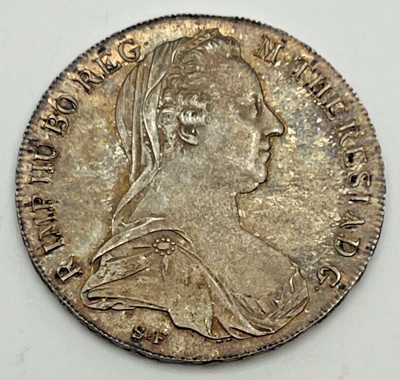 1780 Maria Theresa Silver Restrike Austria Thaler Proof-Like P/L