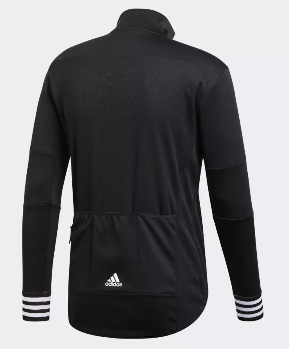 ADIDAS Adistar Over Long Sleeve Black Cycling F Z Jersey Jacket