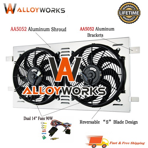 90W Electric Fan+Shroud Relay For 9903 Ford F150 F250 F350 Expedition