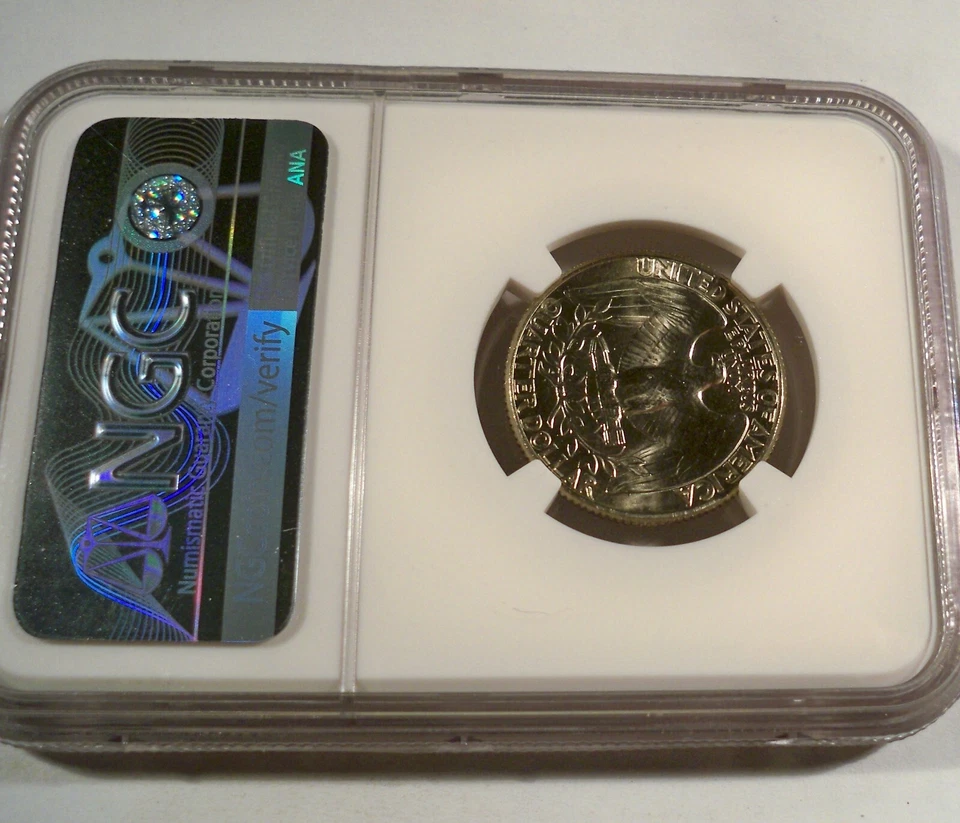 1986-D NGC MS66 WASHINGTON QUARTER 25c MS 66 - Image 4 of 4