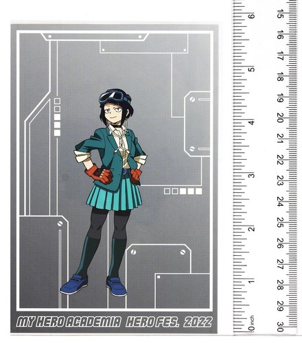 My Hero Academia Hero Fest 2022 Postkarte Kyoka Jiro Kopfhörer Buchse 01 - Bild 3 von 4