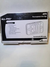 Cooper Lighting APX7R AA Pro Self Powered LED Exit Sign 120/277V Single Double