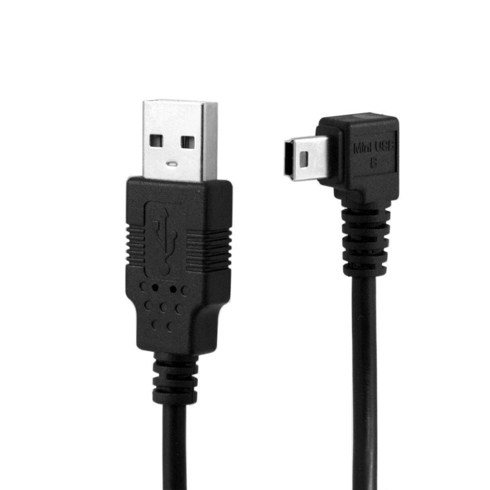 Mini USB B Type 5pin Male Left Angled to USB 2.0 Male Data Cable 3.0m 5Pin Cable - Image 4 of 4