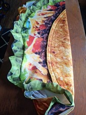 Taco Costume Adult Deluxe Set for Halloween Dress Up Party - One Size