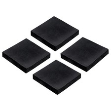 4Set Rubber Anti-Vibration Pads Hard Pads 50mm x 50mm x 10mm Square