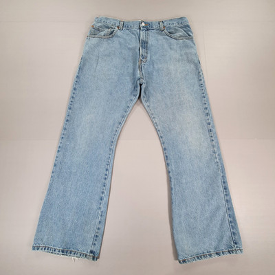 Levis 517 Jeans Herren Blau W38 L30 Bootcut Leg Denim Zip Fly Y2K