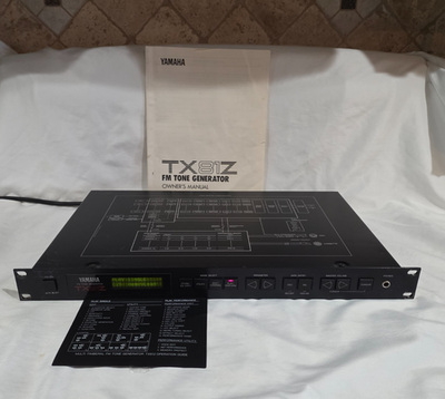 Yamaha TX81Z FM 1U Rack Mount Synthesizer Very Good Condition w