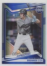 2022 Panini Elite Extra Edition Aspirations Blue 128/349 Brenner Cox #111 2o7