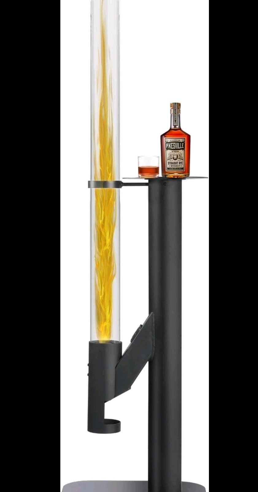 67 Inch Outdoor Pellet Heater, Patio Heater Wood Pellet Stove, Pellet Fire Pit f