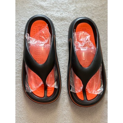 Mens Sport Flip Flops Comfort Casual Thong Sandal Outdoor Brown Orange Size 9/10 Amazon.com | GUBARUN Mens Sport Flip Flops Comfort Casual  main image 2