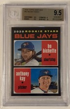 2020 Topps Heritage Bo Bichette/Anthony Kay Rookie #52 BGS 9.5