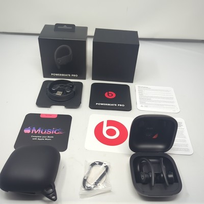 Beats - Powerbeats Pro Totally Wireless Earbuds - Black -Apple H1 ( New w/ Case)