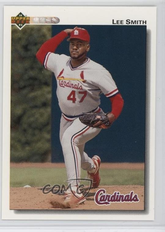 1992 Upper Deck Factory Set Gold Hologram Lee Smith #376 HOF 4m0