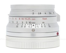 Light Lens Lab 35mm f/2 8-Element Chrome Leica M-Mount Lens NEW