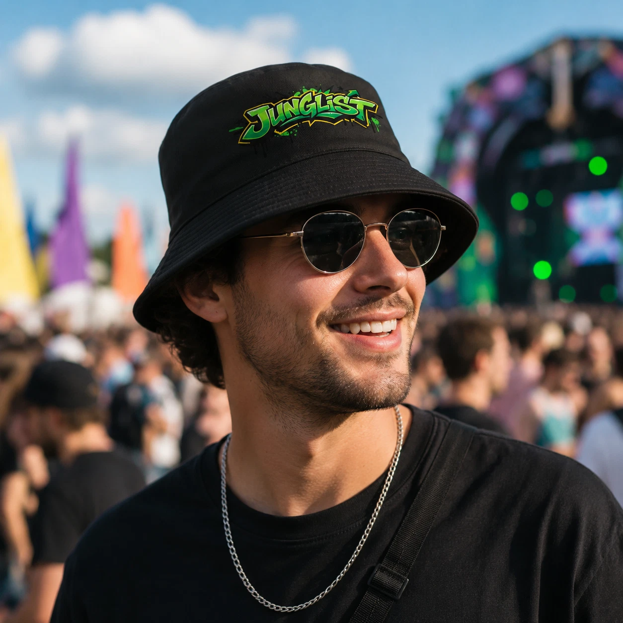 Junglist Graffiti Bucket Hat NEW