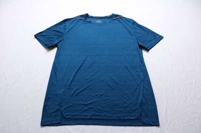 Fit Essentials Men's Shorts Sleeve Moisture Wicking Active Tee EJ3 Teal Medium