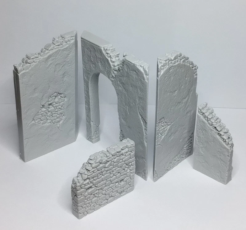 MODEL VICTORIA AFRICAN RUINED HOUSE 1:35 Cod.40120 - Immagine 3 di 4