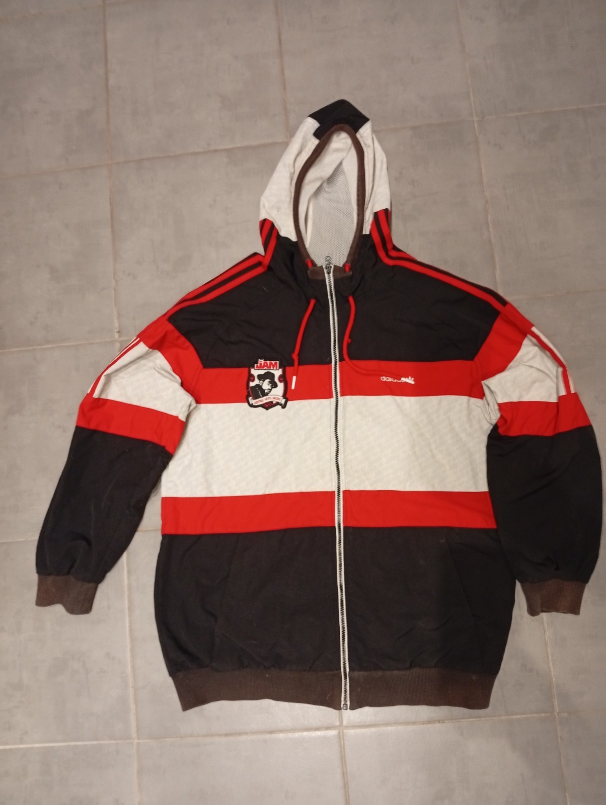 *RUN DMC * Jam Master Jay Adidas RARE windbreaker. size Medium men