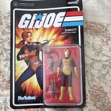 Super7 G.I. Joe Scarlett ReAction Action Figure w  Crossbow & Garrote