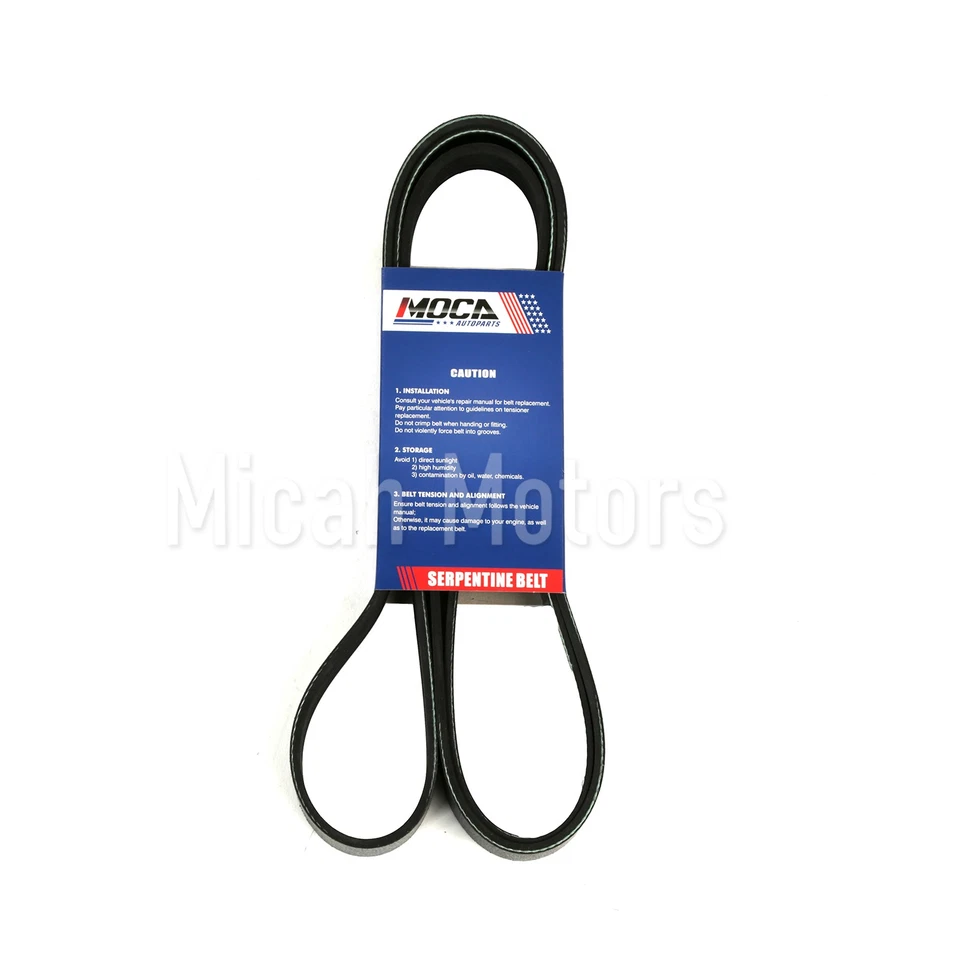 Serpentine Belt 6PK2200 for 85-89 Cadillac DeVille 00-11 Dodge Ford Mazda 4.0L - Image 3 of 4