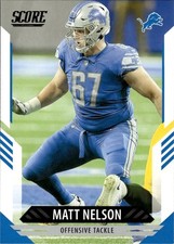 2021 Score #292 Matt Nelson Detroit Lions