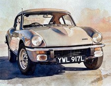 Triumph GT6 Mk3 Art Print - Wall Art / Poster