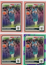 LOT (4) 2023-24 NBA HOOPS ORANGE SLIME PATRICK BEVERLEY BUCKS CLIPPERS - 742