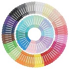 “50PCS Candy Color Snap Hair Clips – 2 Inch No-Slip Metal Barrettes for Girls”