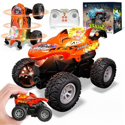 RC-Auto Mini Monstertruck Ferngesteuert, Hai Monster Truck mit Metallgehäuse