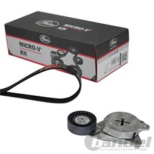 GATES Micro-V Kit KEILRIPPENRIEMEN-SATZ passend für TOYOTA AURIS COROLLA VERSO