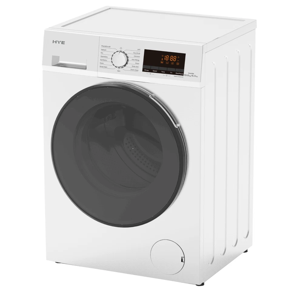 HYE Washer Dryer 10/6kg 1400rpm Freestanding  – White - W0110D06W13 - Image 3 of 4