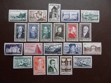TIMBRES FRANCE NEUFS ** : ANNEE COMPLETE 1952 SOIT 21 TP N° 919/939. PHOTOS