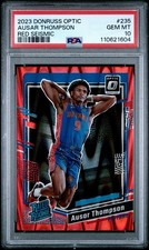 2023-24 Donruss Optic - Rated Rookie Ausar Thompson #235 Red Seismic PSA 10 /130