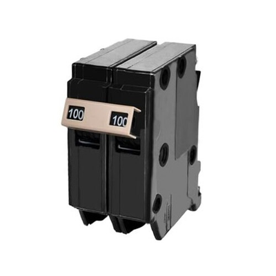 #ad New Upgrade 2100 2 Pole 100 Amp Circuit Breaker 3 4 Inch Plug On Molded Case $40.89