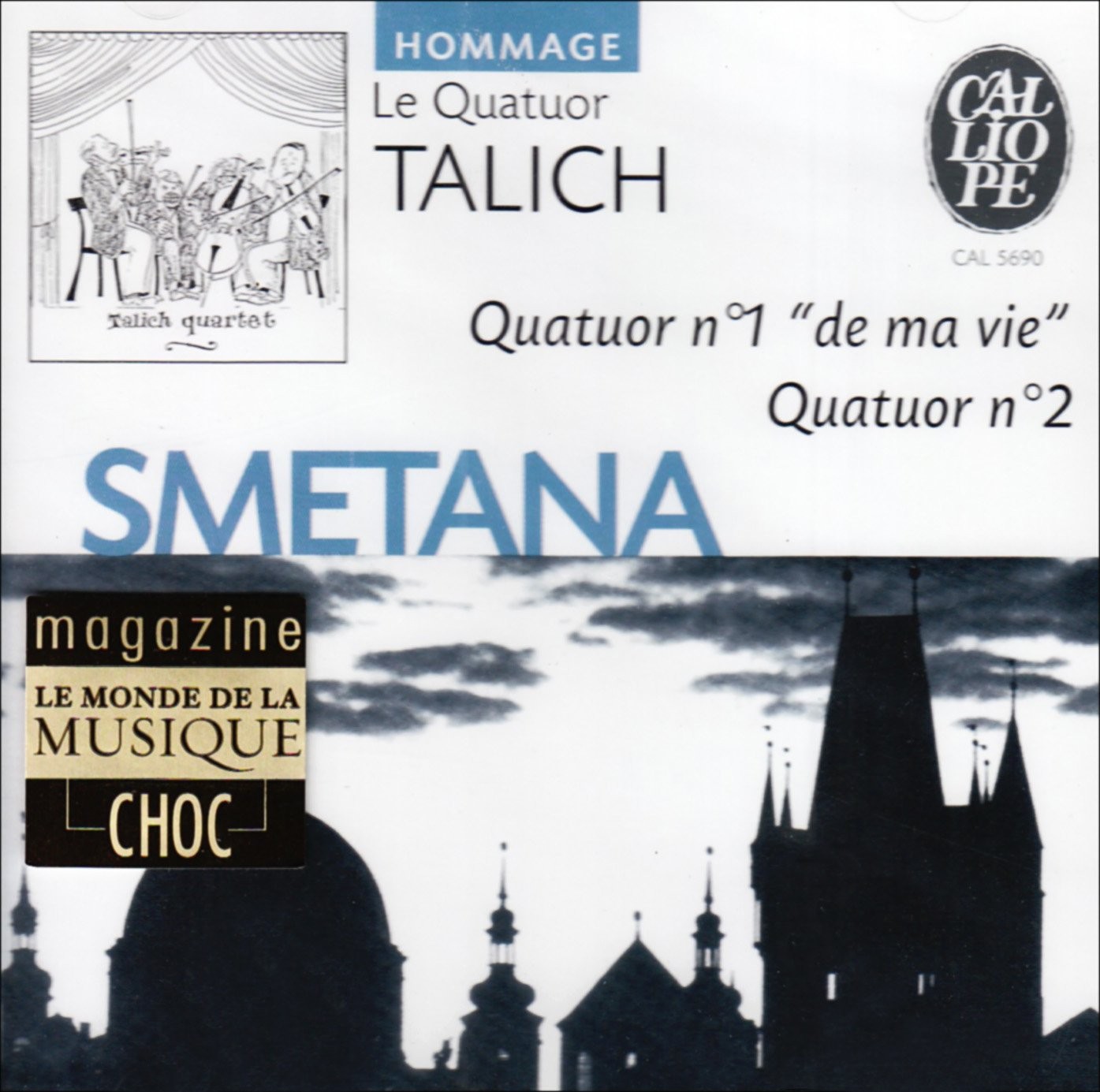 Quartet No.1 My Life, Quartet No. 2 (Talich Quartet) (CD) Album