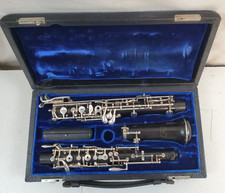 FOX MODEL 400 FULL CONSERVATORY WOOD OBOE LEFT HAND F ALT C SPLIT RING KEYS NICE