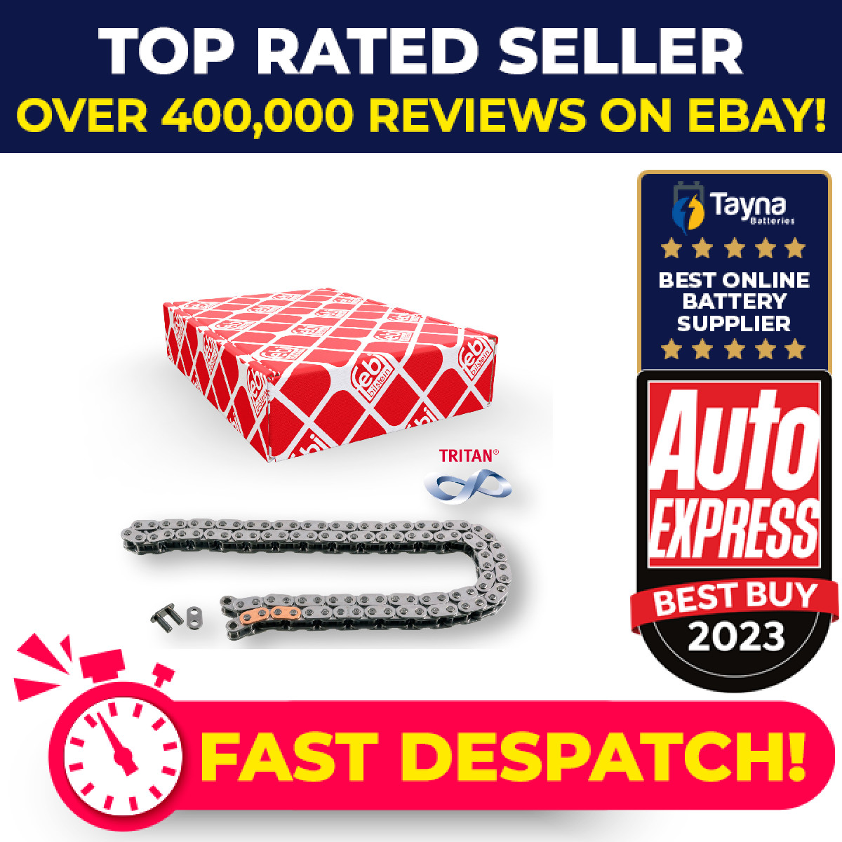 Timing Chain fits MERCEDES E220 2.2D 09 to 16 A0009933502 A0009938276 Febi New
