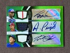 2009 Triple Threads Auto Miguel Cabrera Albert Pujols Ryan Howard Game Used /18