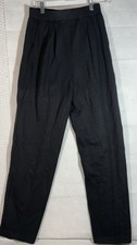 ST. JOHN Collection by Marie Gray Black Knit Pull On Pants Womens Size 4
