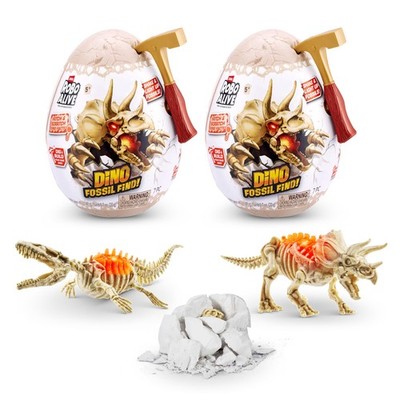 Robo Alive Mini Dino Fossil Find 2er-Pack: Mosasaur &