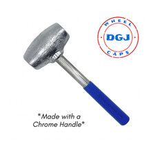 4.5 lbs Chrome Handle Wire Wheel Knock Off Lead Hammer Made in the USA