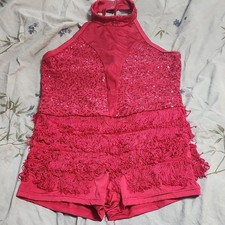 Weissman Red Sequin Costume XXLC