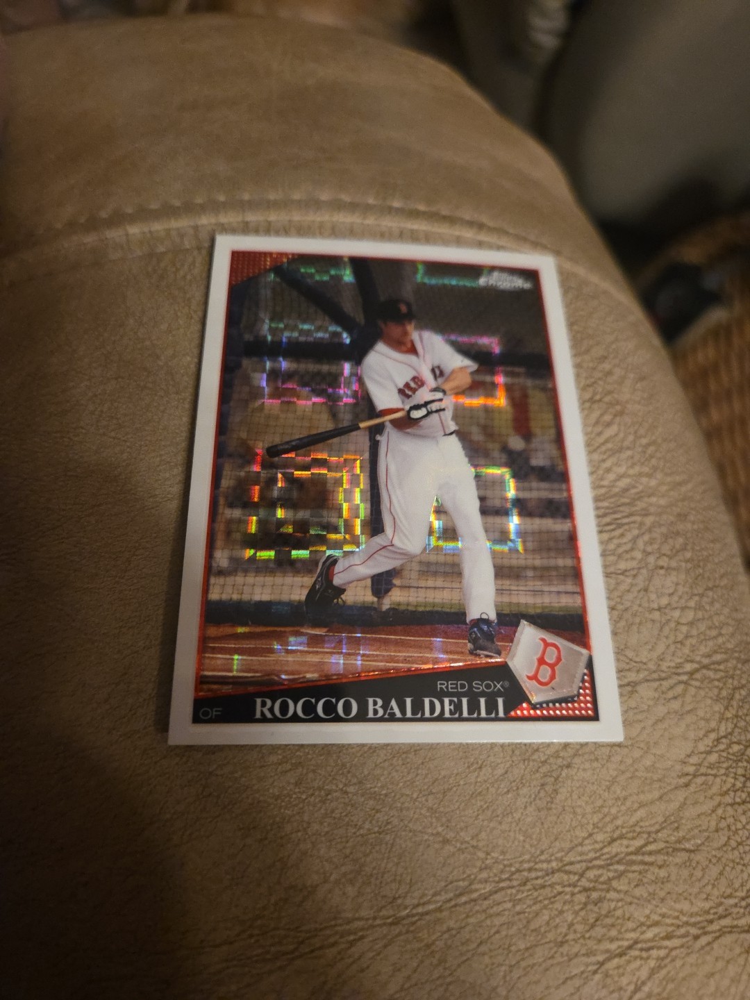 Rocco Baldelli 2009 Topps Chrome XFractor #154 Boston Red Sox