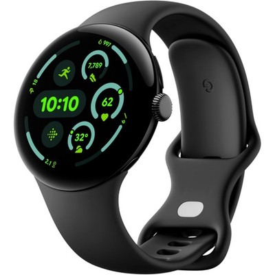 Google Pixel Watch 3 41 mm LTE Smartwatch obsidian AMOLED-Display Bluetooth WLAN