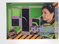 DANICA PATRICK 2011 PRESS PASS FOUR WIDE QUAD PATCH /15 #FW-DP Q6438