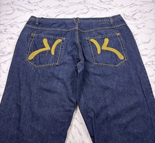 Vintage Karl Kani Jeans 40 X 30 Back Embroidered Denim Hip Hop Baggy Y2K 90  s