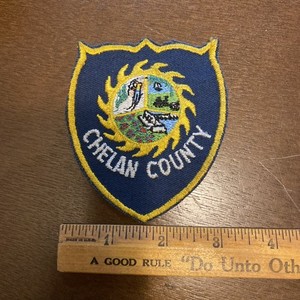 Rare Chelan County Patch Police Public Servant Washington