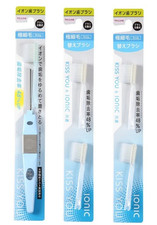 MADE IN JAPAN KISS YOU Ionic Toothbrush Slim Extra Soft Bristles Dental Care