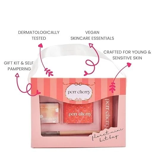 4-teiliges Bio-Make-up-Set für Kinder, Jugendliche & Teenager-Mädchen | 100... - Bild 2 von 4