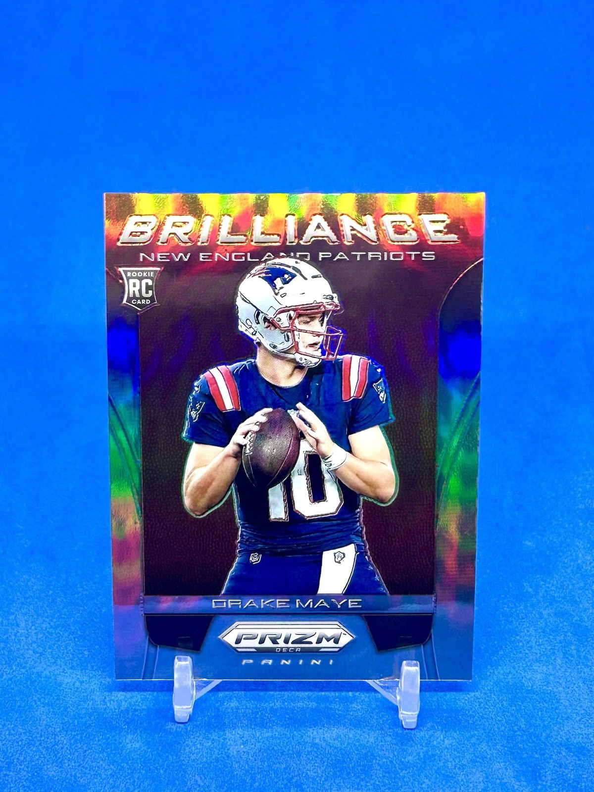 2024 Panini Prizm DRAKE MAYE Silver Rookie DECA Brilliance SSP Patriots RC 📈🔥